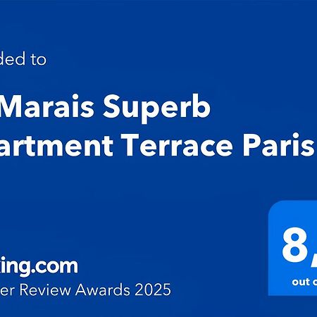 Le Marais Superb Apartment Terrace Paris Free Netflix Екстериор снимка