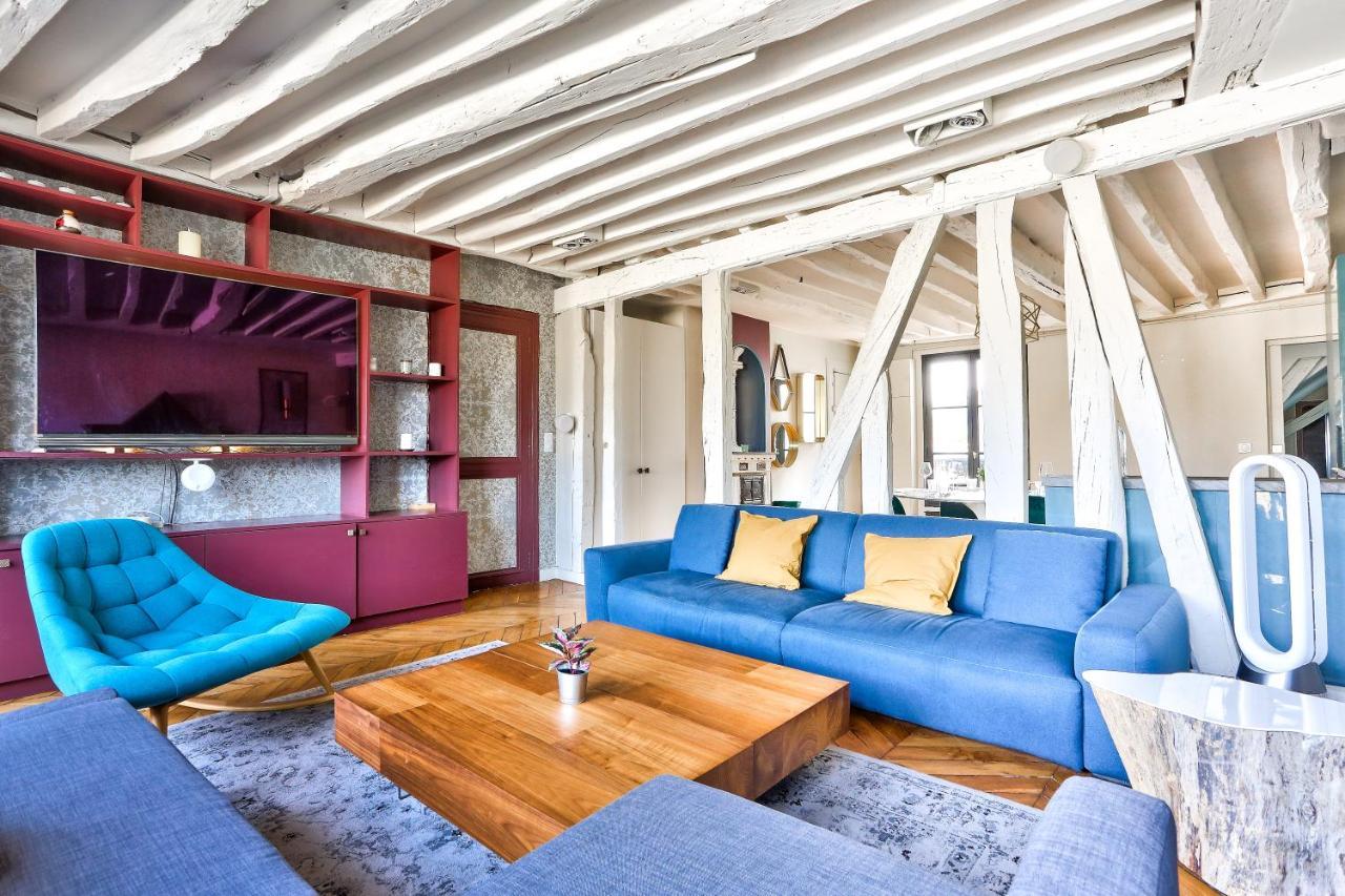 Le Marais Superb Apartment Terrace Paris Free Netflix Екстериор снимка