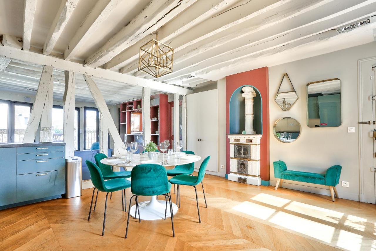Le Marais Superb Apartment Terrace Paris Free Netflix Екстериор снимка